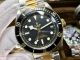 Perfect Replica Tudor Black Bezel Black Face 2-Tone Oyster Band 42mm Watch (5)_th.jpg